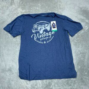 Original Weatherproof Vintage Garage 1948 Mens Tee XL Blue a0079